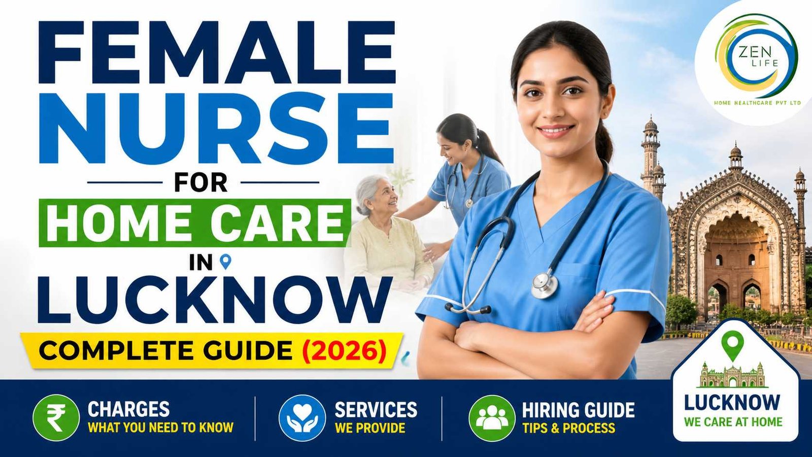 Female Nurse for Home Care in Lucknow