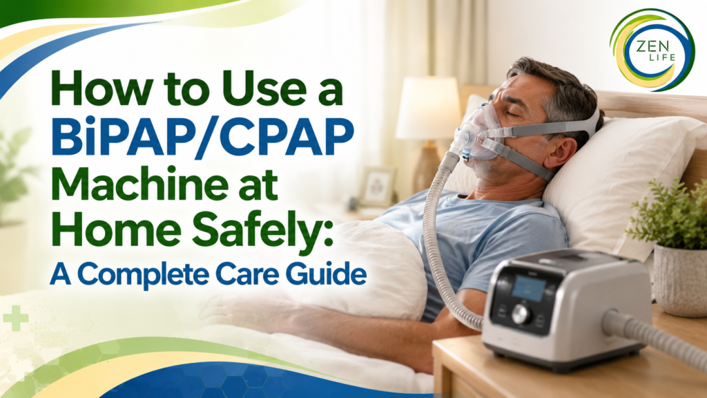 How to Use a BiPAP/CPAP Machine at Home Safely
